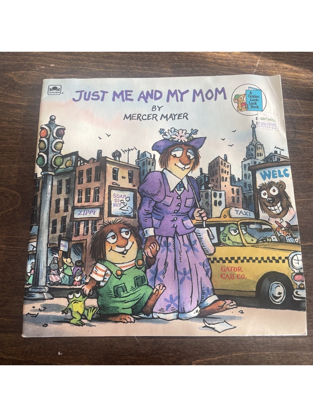 Vintage JUST ME AND MY MOM 1990 Mercer Mayer A Golden Book Softcover Paperback